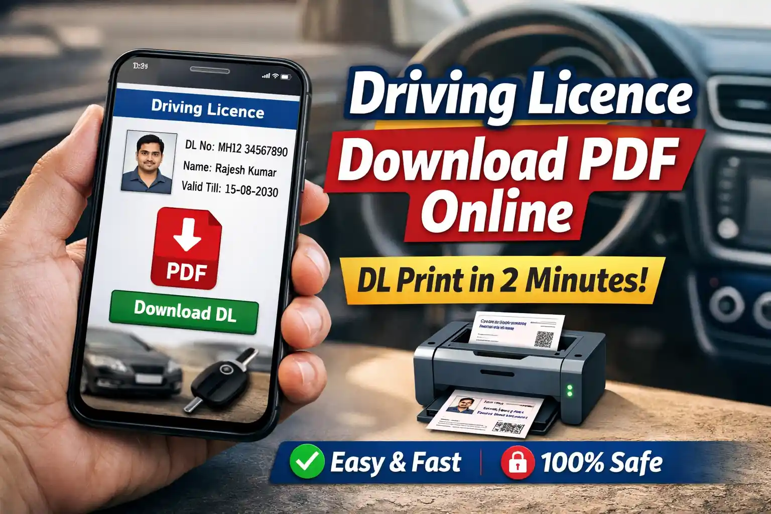 Driving Licence Download PDF Online