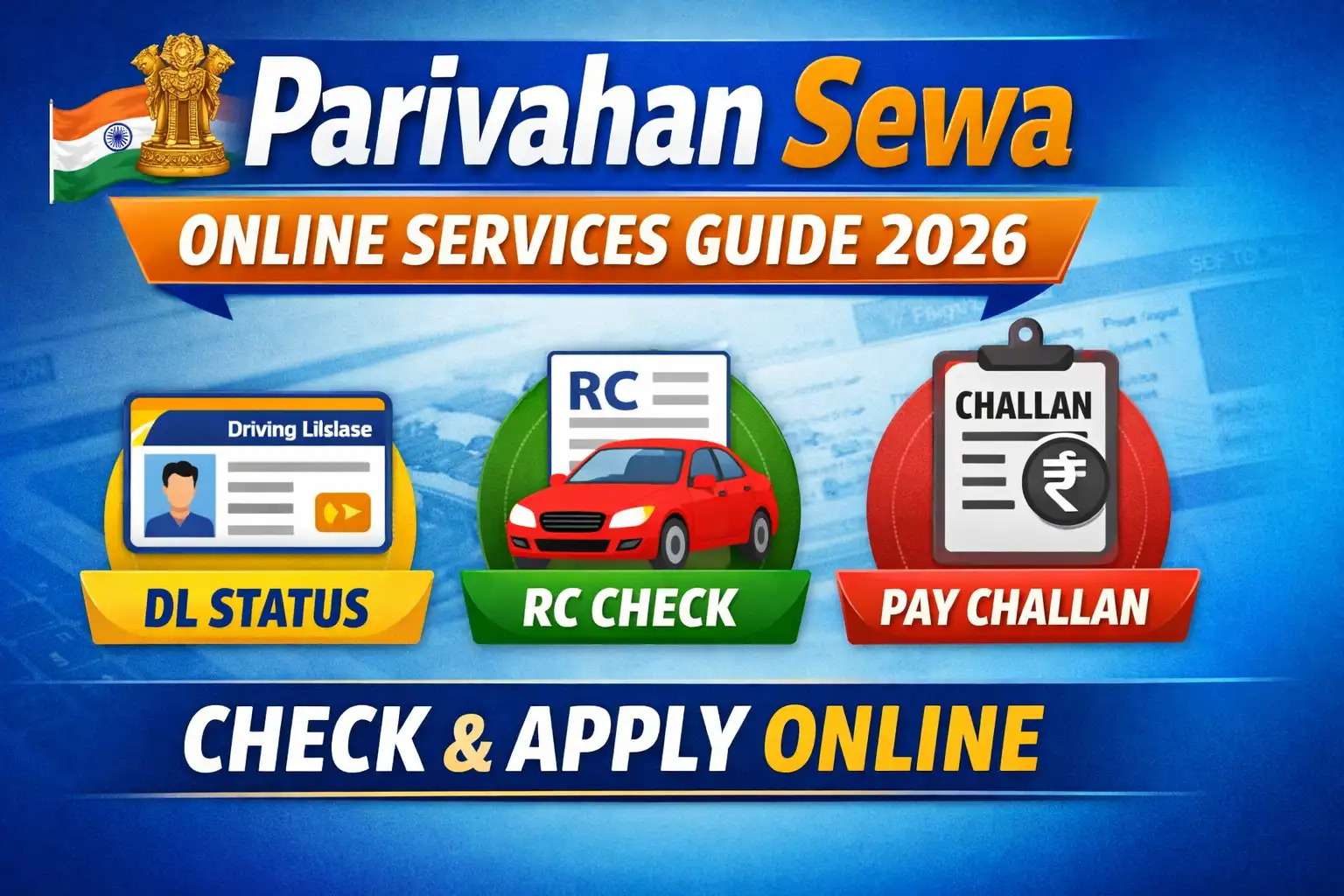Parivahan Sewa – Online RC & Driving Licence